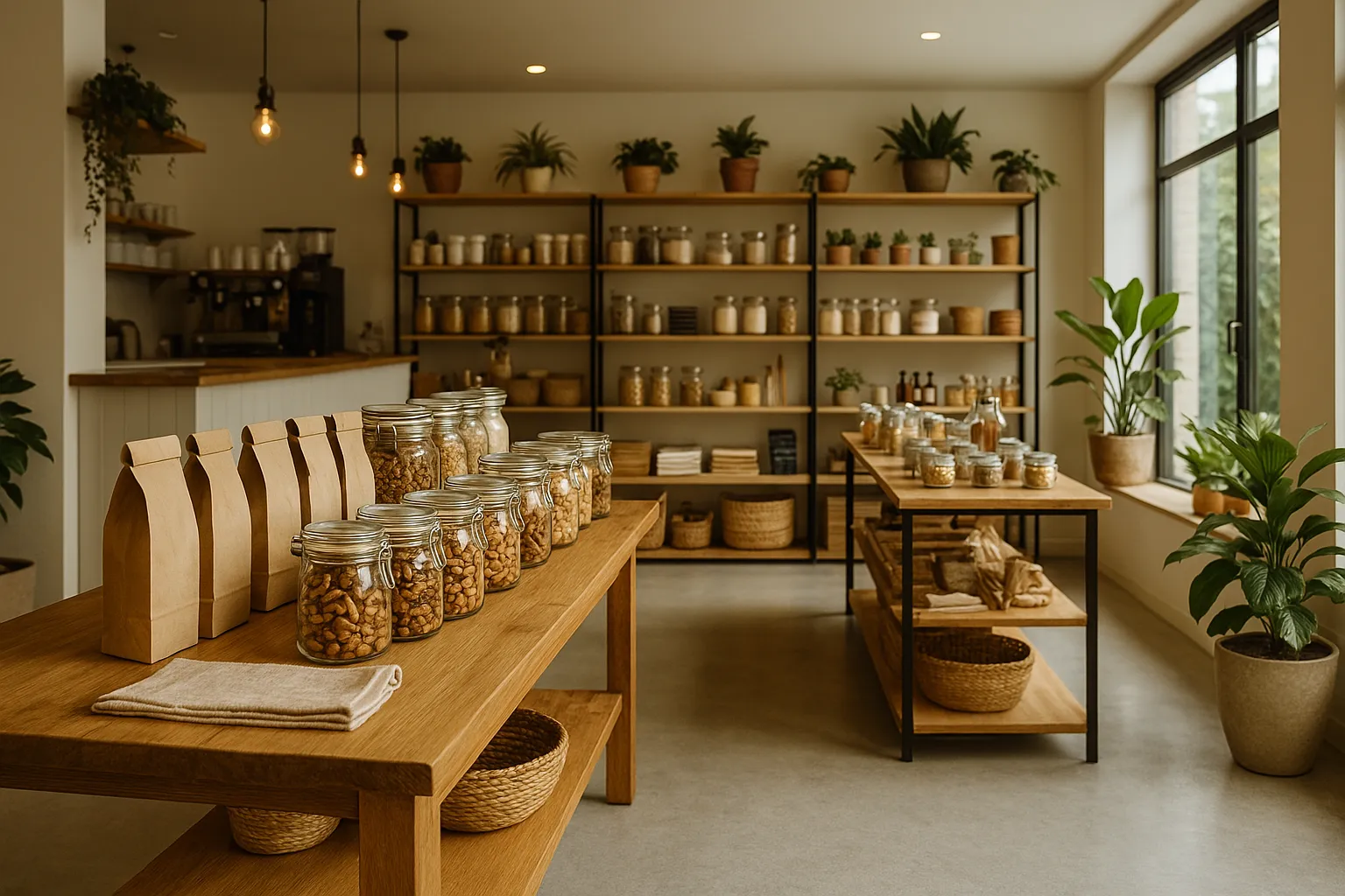 Eco-friendly products background