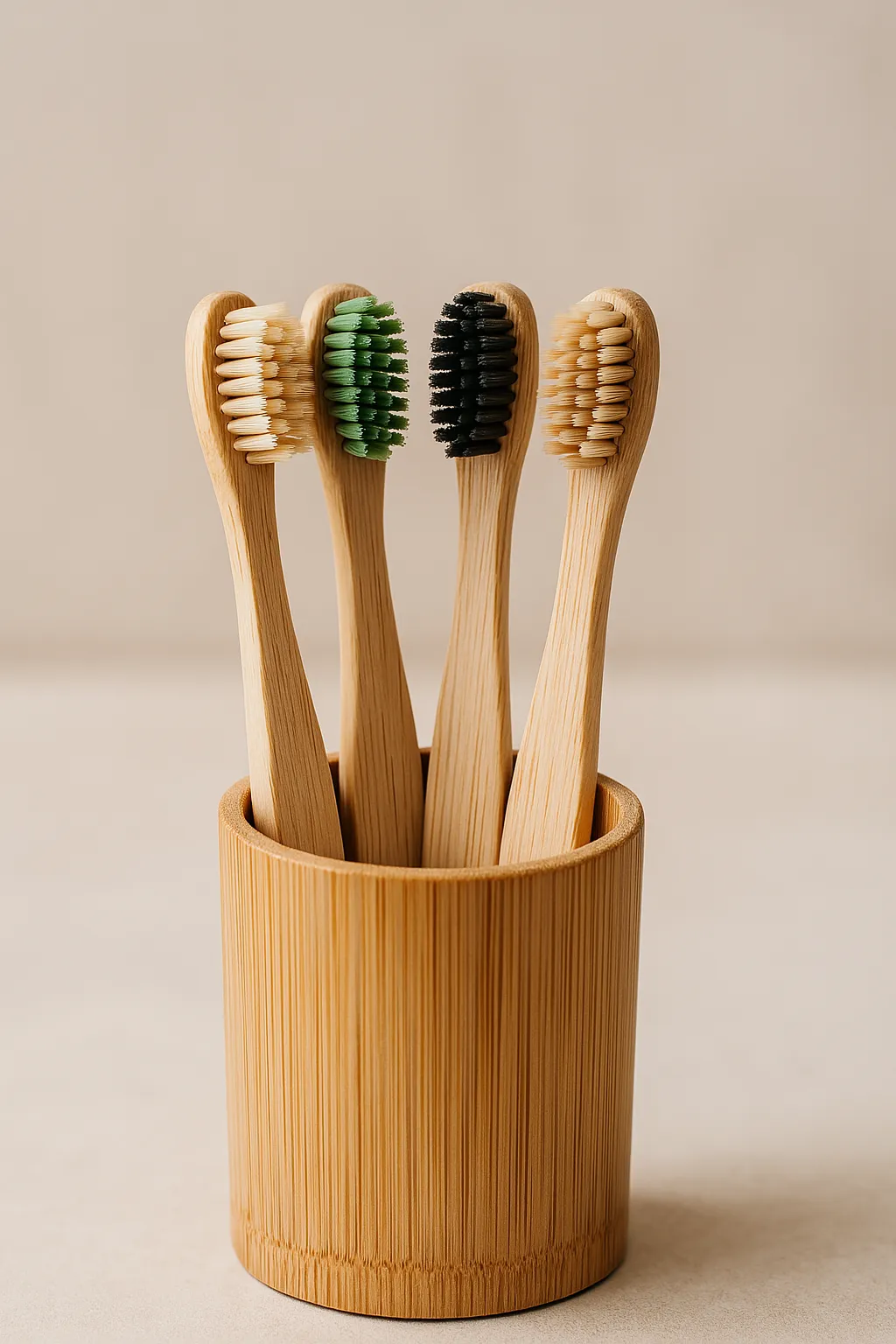 Bamboo Toothbrush Set